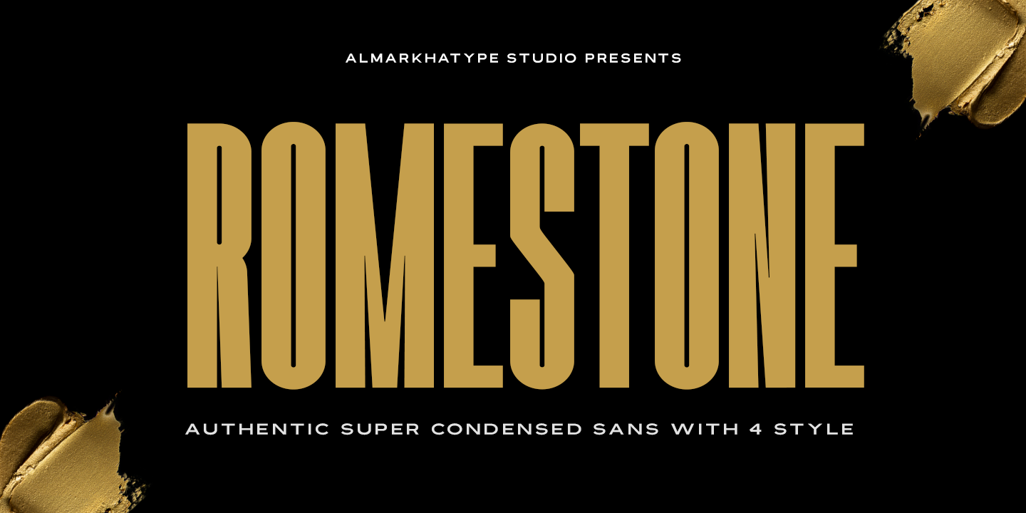 Romestone Font preview
